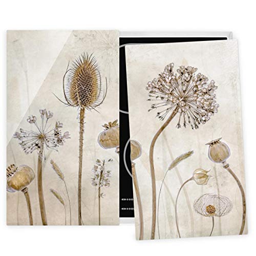 Herd-Abdeckplatte Glas universal ESG Sicherheitsglas Growing Old 52 x 60 cm von Bilderwelten