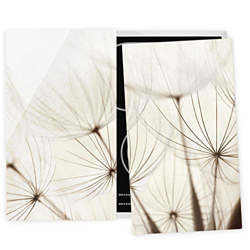 Herd-Abdeckplatte Glas universal ESG Sicherheitsglas Sanfte Gräser 52 x 60 cm von Bilderwelten