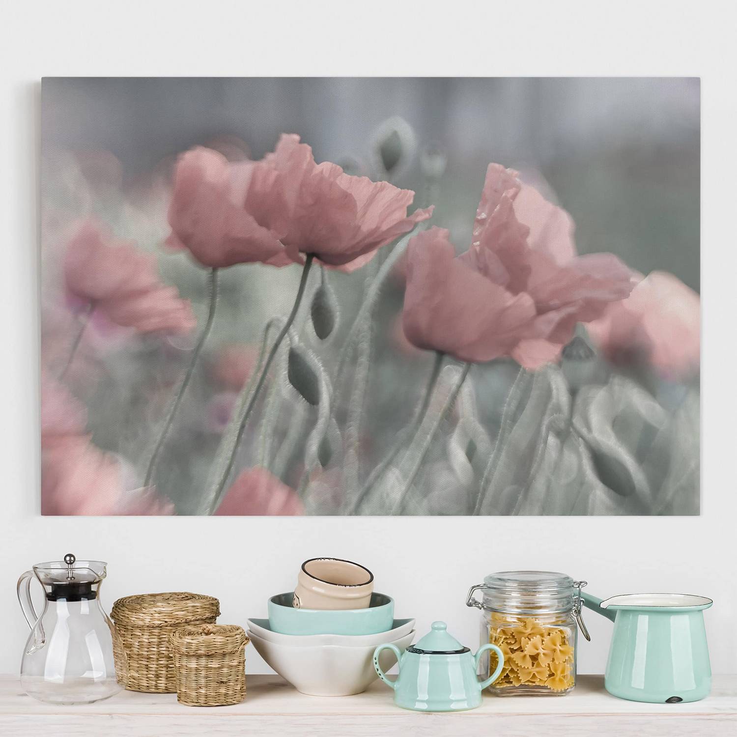 home24 Leinwandbild Malerische Mohnblumen IV Kunststoffart: Polyethylen Material: Kunststoff Motiv: Blumen Muster: mit Motiv Pink 120cm home24 Leinwandbild Malerische Mohnblumen IV Kunststoffart: Polyethylen Material: Kunststoff Motiv: Blumen Muster: mit Motiv Pink 120cm von home24