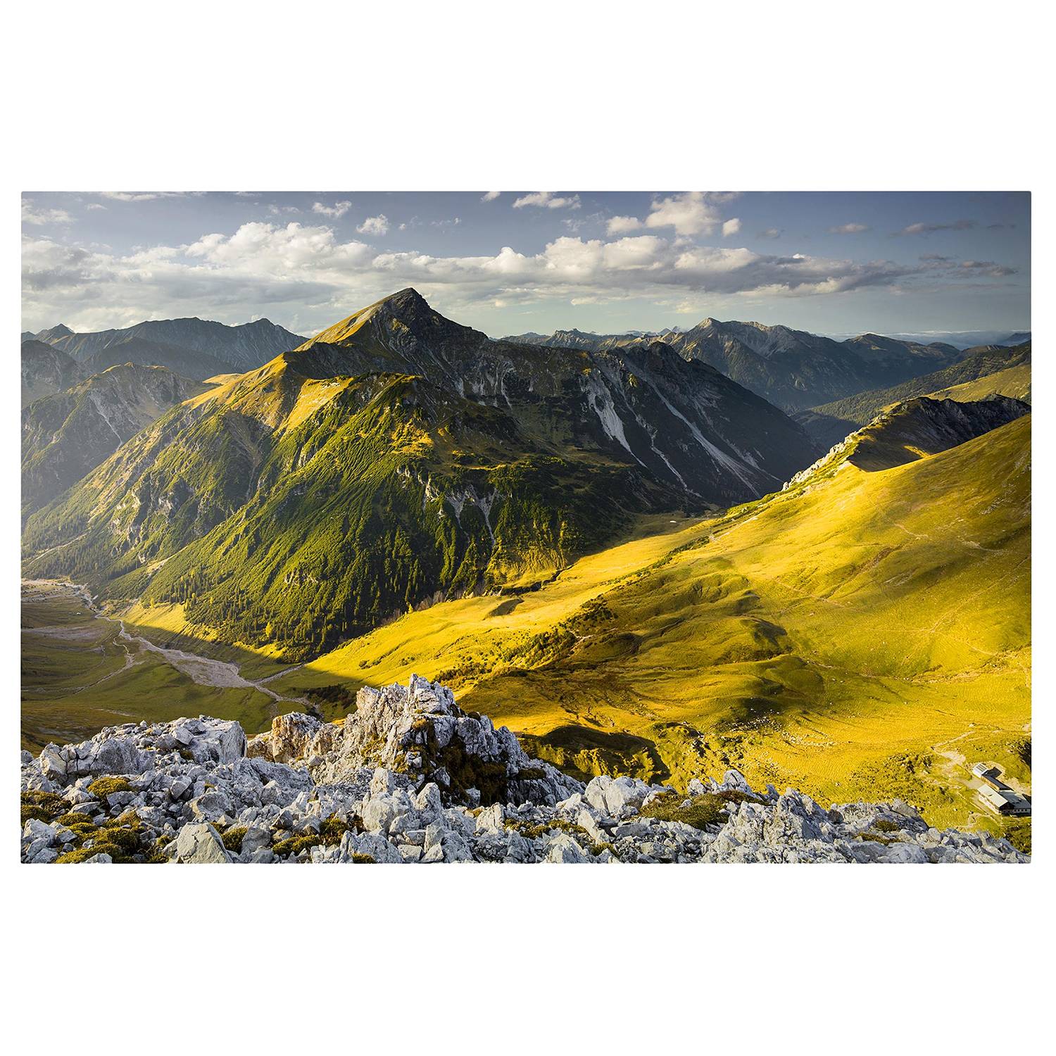 Magnettafel Lechtaler Alpen in Tirol von Bilderwelten