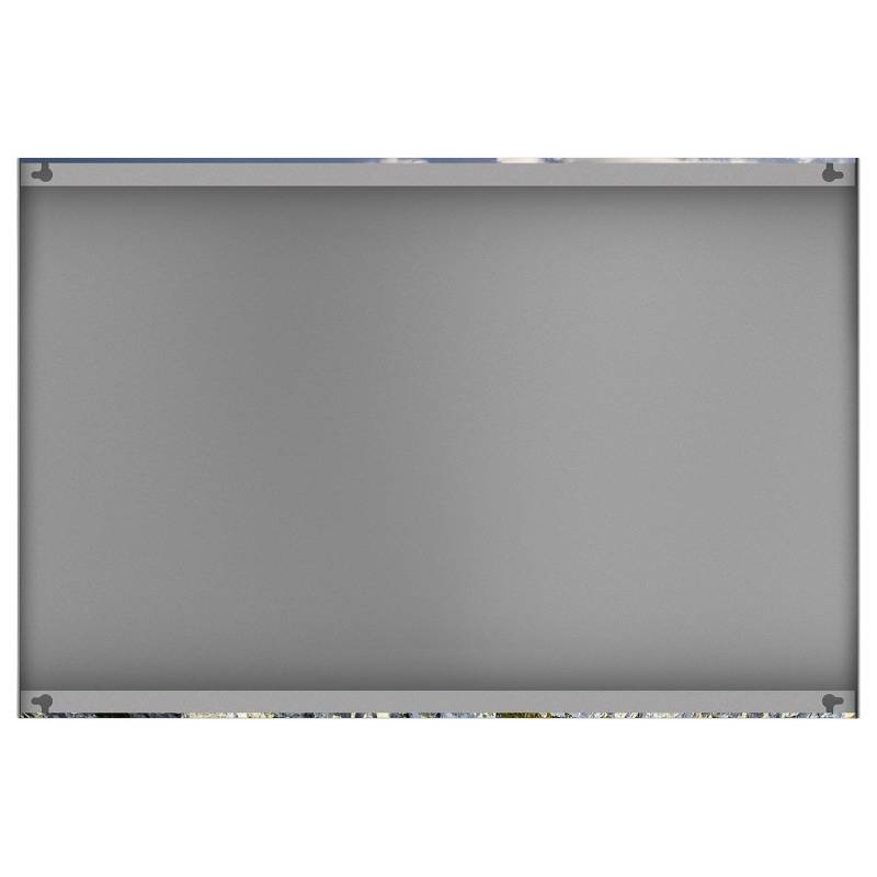 home24 Magnettafel Lechtaler Alpen in Tirol Stahl, lackiert & Vinyl-Spezialfolie Rückseitige Aufhängungsösen Multicolor 60 x 40cm von home24