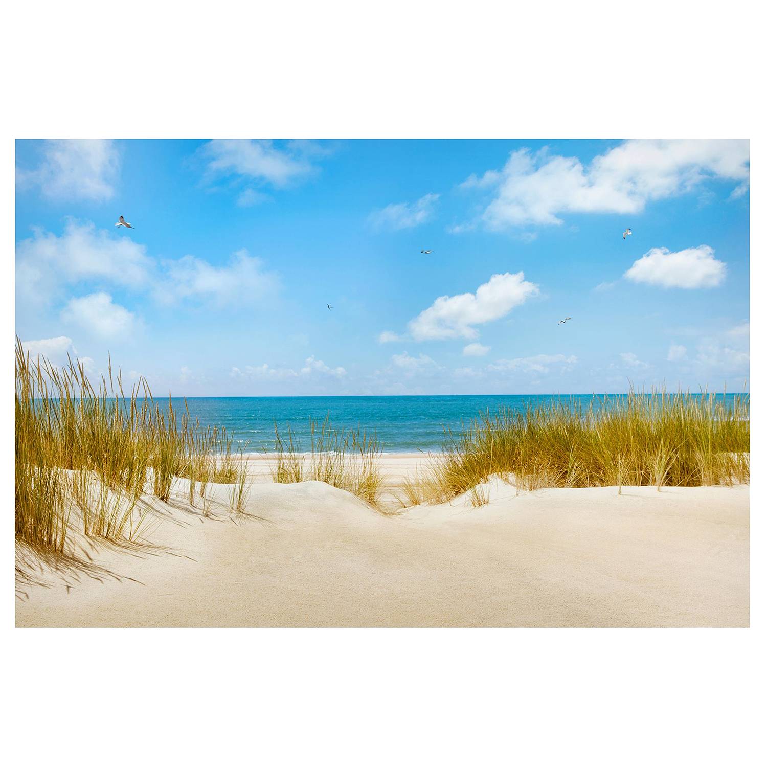 Magnettafel Strand an der Nordsee von Bilderwelten