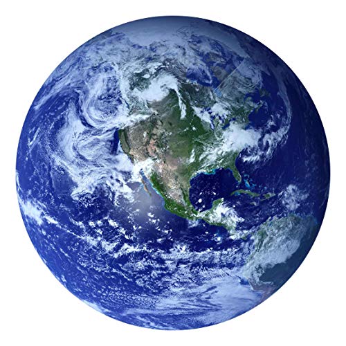 Runde Tapete selbstklebend - Erde im Weltall 150x150cm von Bilderwelten