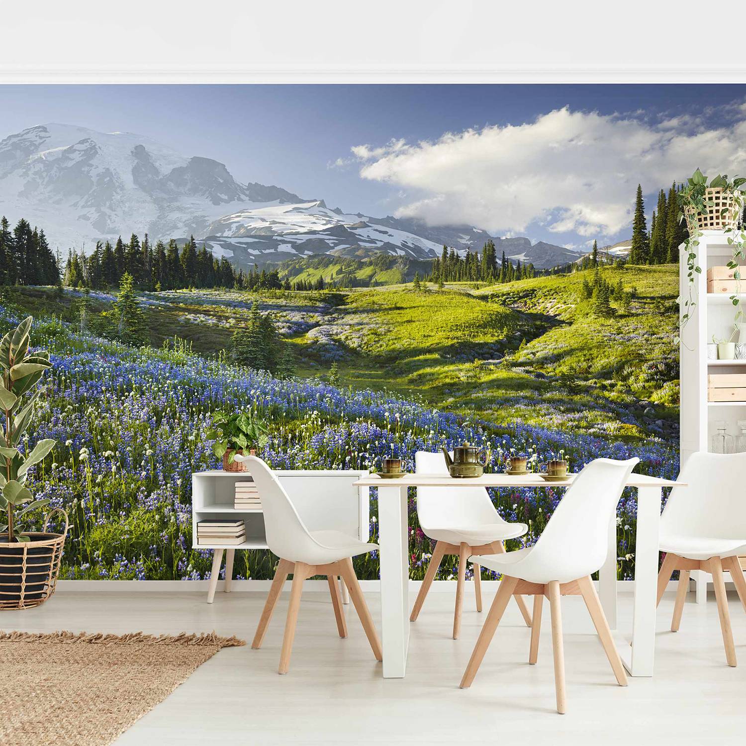 home24 Vliestapete Bergwiese mit Blumen 384 x 255cm 384 x 255 cm home24 Vliestapete Bergwiese mit Blumen 384 x 255cm 384 x 255 cm von home24