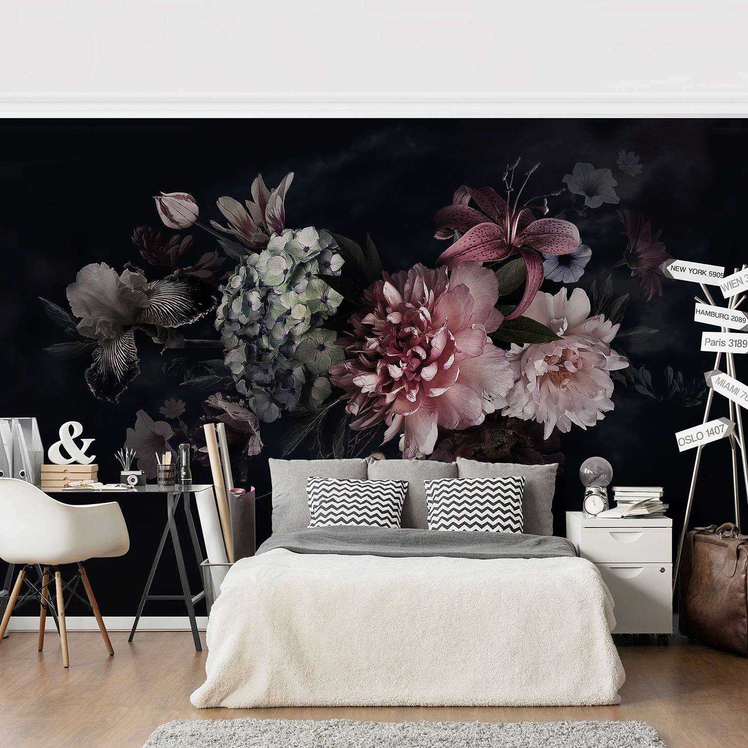 home24 Vliestapete Blumen mit Nebel 384 x 255cm 384 x 255 cm home24 Vliestapete Blumen mit Nebel 384 x 255cm 384 x 255 cm von home24
