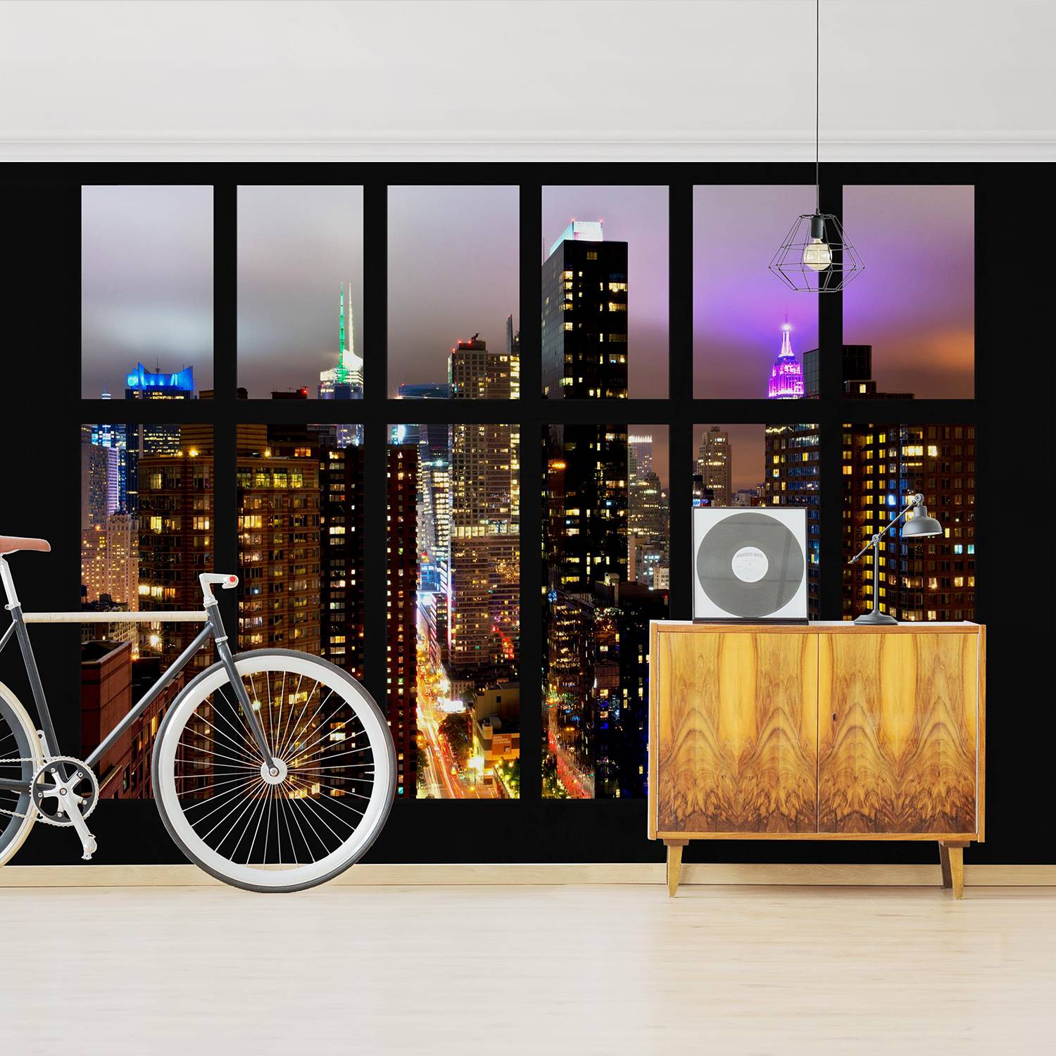 home24 Vliestapete Fenster New York Mondlicht 384 x 255cm 384 x 255 cm home24 Vliestapete Fenster New York Mondlicht 384 x 255cm 384 x 255 cm von home24