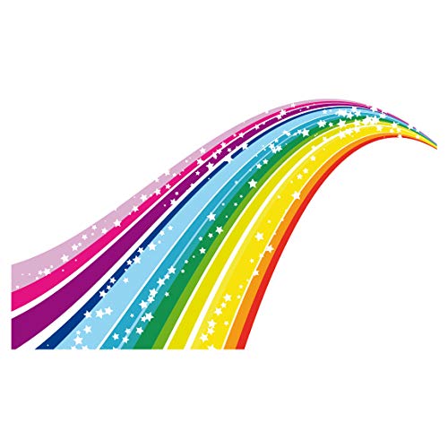 Wandtattoo Kinderzimmer No.620 Rainbow, Größe HxB:60cm x 102cm von Bilderwelten