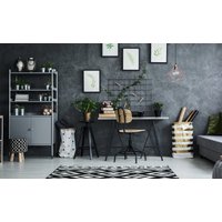 Großes Schwarzes Drahtgeflecht + Regal, Drahtgitter, Memoboard, Moodboard von BiletinShop