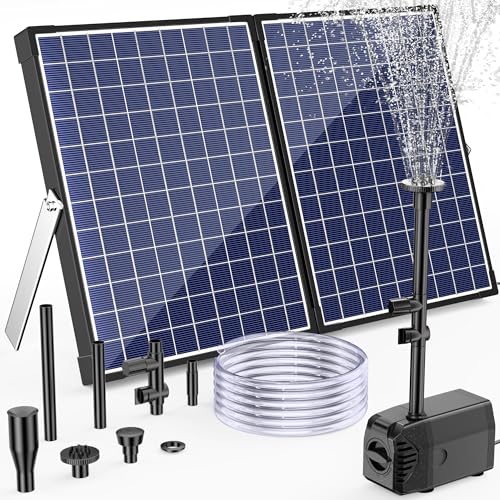 Biling Solar Teichpumpe 35W Solar Springbrunnen für außen 1500L/H, Solarbrunnen mit 2M Wasserleitung Solarpumpe mit Filter 5M Leitungslänge 2.5M Förderhöhe Solar Wasserpumpe Garten für Teich Pool Biling Solar Teichpumpe 35W Solar Springbrunnen für außen 1500L/H, Solarbrunnen mit 2M Wasserleitung Solarpumpe mit Filter 5M Leitungslänge 2.5M Förderhöhe Solar Wasserpumpe Garten für Teich Pool von Biling