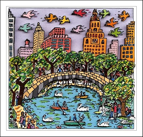 Biller Antik A Central Park for Lovers New York Popart Kunstdruck Poster Plakat Rizzi 31 von Biller Antik