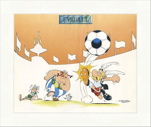 Biller Antik Fußball Olympia Gallier Uderzo Asterix Obelix Plakat Kunstdruck Plakatwelt 1092 von Biller Antik