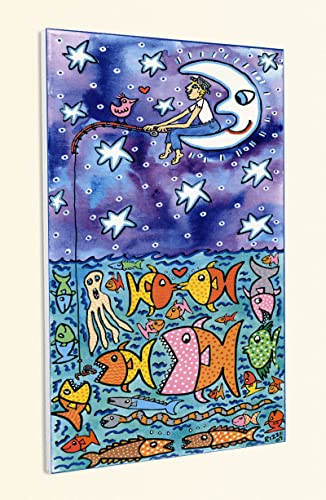 Biller Antik The Big Sky and The deep sea Lots of Fish for You and me Plakat Rizzi Platte 66 von Biller Antik