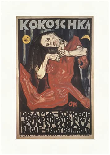 Kokoschka Drama Ernst Reinhold Sommer Theater Berger Kunstdruck Plakatwelt 994 von Biller Antik