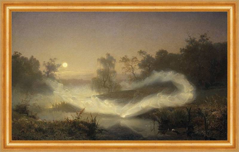 BillerAntik Kunstdruck Dancing Fairies August Malmström Gestalten Tanzen Natur Sonne B A3 007, (1 St) von BillerAntik