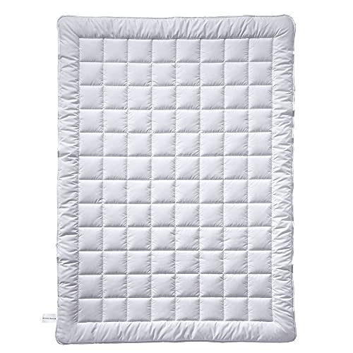Billerbeck Simone Superlight Bettdecke, Seidenbettdecke, leichte Sommerdecke-100% Baumwoll-Bezug, 155x220 cm Billerbeck Simone Superlight Bettdecke, Seidenbettdecke, leichte Sommerdecke-100% Baumwoll-Bezug, 155x220 cm von Billerbeck