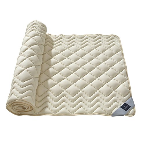 Billerbeck Basic Natur 740 Multilind Schurwollauflage 100 x 220 cm von Billerbeck