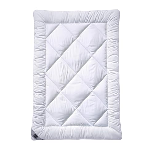 Billerbeck Bettdecke Ballade® - 155 x 220 cm Sommerdecke der Wärmestufe sommerleicht - weiche Faserbettdecke mit Satin Bezug von Billerbeck