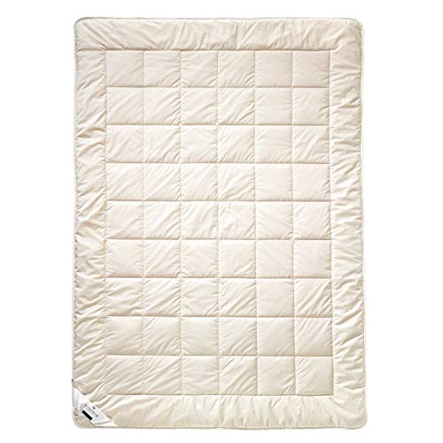 billerbeck Bettdecke E45 Bamboo - Ganzjahresdecke – 100 x 135 cm – Baumwolldecke - Bettdecke für das ganze Jahr – mit Bambus Füllung von Billerbeck