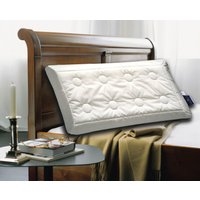 billerbeck Nackenstützkissen "Concerto, Kissen 40x80cm", Füllung: hydrophiler Schaum VILAX HS, Bezug: Superfeiner Edel-Satin (100% Baumwolle), hydrophil, versteppt mit AIRSOFTplus (90% Polyester-Hohlfaser, 10% Lyocell mit Silberanteil), (1 St.) von Billerbeck