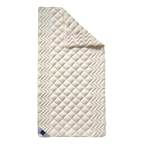 billerbeck Topper MULTIMIND - 100 x 200 cm - Matratzentopper mit Schafschurwolle - atmungsaktiver Matratzenschoner für Matratze und Boxspringbett von Billerbeck
