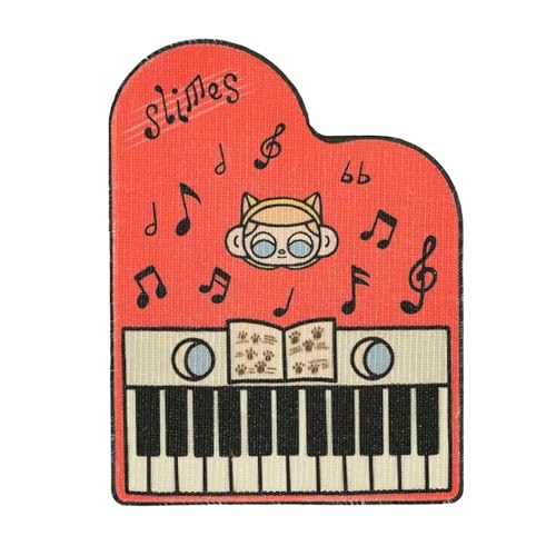 Kratzmatte Katze, 66 * 50cm Widerstandsfähig Katzenmöbel Fußmatte mit Klettverschlus für Katze Bäume Wand Möbel und Couch Schutz (Rot) von Billg