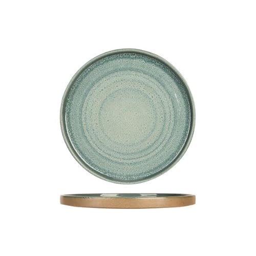 »Basalt« Teller flach, ø: 210 mm, Ocean green, 6 Stück von Cosy & Trendy