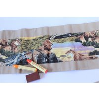 Rollmäppchen Waldorf, Waldorfmäppchen "In Der Savanne" Für 17 Wachsmalstifte Und 13 Blöckchen, Einschulung, Geschenk von Billinchen