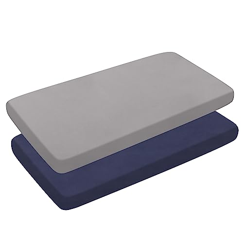 2 x Spannbettlaken Spannbetttücher für Kinderbett, 120 x 60 cm, Polyester, weich, hypoallergen, voll elastischer Rock, atmungsaktiv, pflegeleicht 2 x Spannbettlaken Spannbetttücher für Kinderbett, 120 x 60 cm, Polyester, weich, hypoallergen, voll elastischer Rock, atmungsaktiv, pflegeleicht von Billion Xin