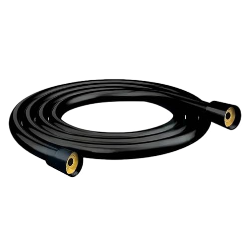 1,5M Duschschlauch Schwarz Brauseschlauch Auslaufsicher Verdrehschutz Schlauch Dusche Universalanschluss 1/2" 150cm mit Messinganschlüssen 1,5M Duschschlauch Schwarz Brauseschlauch Auslaufsicher Verdrehschutz Schlauch Dusche Universalanschluss 1/2" 150cm mit Messinganschlüssen von Billowvolve
