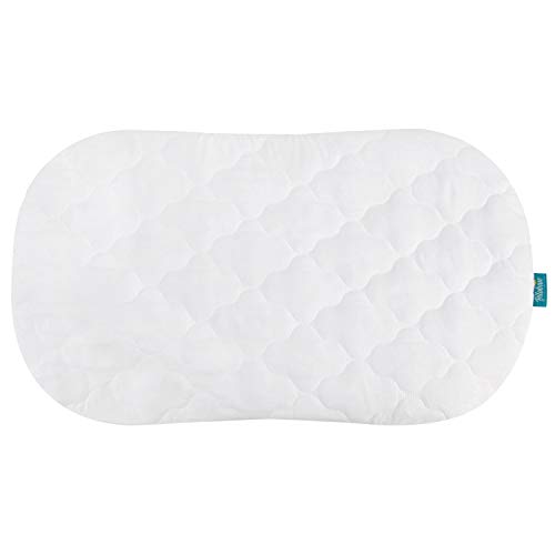 Biloban bassinet mattratzenunterlage abdeckung, oval / sanduhr, wasserdicht und weich, passend für halo bassinest matratzenschwenk schläfer perfekt. von Biloban