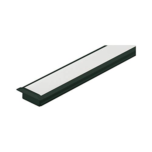 Endkappe zu Aluminium Einbauprofil YT01, Aluminium schwarz von Bilton