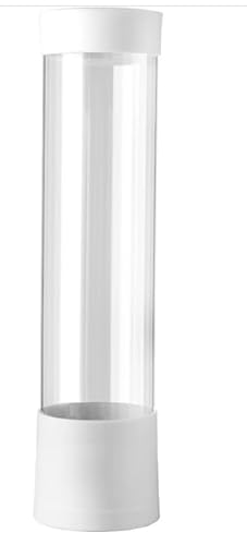 Becherspender,Biluer Transparentes Design Mit Weißem Rand, Fasst Etwa 60 Einwegbecher Und Erfüllt Damit Ihre Täglichen Oder Bürobezogenen Anforderungen Becherspender,Biluer Transparentes Design Mit Weißem Rand, Fasst Etwa 60 Einwegbecher Und Erfüllt Damit Ihre Täglichen Oder Bürobezogenen Anforderungen von Biluer