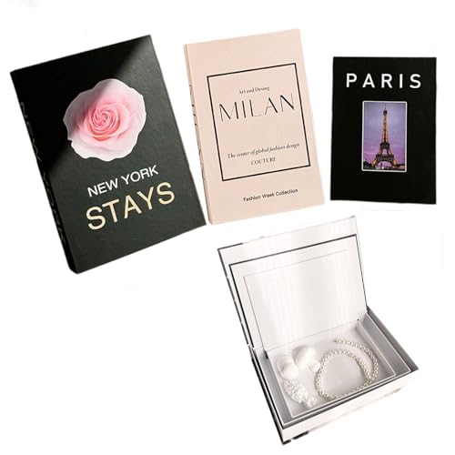 Biluer Fake Bücher, 3 PCS Buchattrappe Deko Bücher Buchbox Aufbewahrungsbuch Bücherregal Deko Buch Box Dekobücher Geeignet Für Die Dekoration Von Möbeln Biluer Fake Bücher, 3 PCS Buchattrappe Deko Bücher Buchbox Aufbewahrungsbuch Bücherregal Deko Buch Box Dekobücher Geeignet Für Die Dekoration Von Möbeln von Biluer