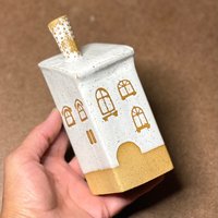 Handgemachte Keramik Haus Räucherstäbchen Dekor Aus Glasiertem Ton Handgemachte Keramik Haus Räucherstäbchen Dekor Aus Glasiertem Ton von BilyanaArtCeramic