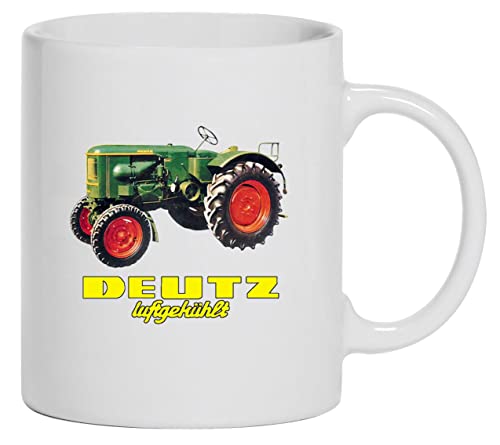 Deutz Luftgekühlt D F3L612 Tasse Kaffeebecher, Keramik, 330 ml | Weiß Deutz Luftgekühlt D F3L612 Tasse Kaffeebecher, Keramik, 330 ml | Weiß von Bimaxx