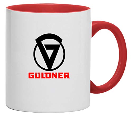 Güldner Schlepper Traktor Schlepper Logo/Motiv Tasse Kaffeebecher Keramik, 330 ml Inhalt | Weiß/Rot Güldner Schlepper Traktor Schlepper Logo/Motiv Tasse Kaffeebecher Keramik, 330 ml Inhalt | Weiß/Rot von Bimaxx