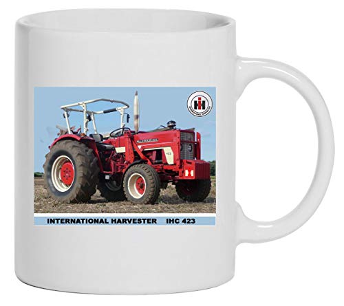 International Harvester IHC 423 Tasse Kaffeebecher Keramik, 330 ml Inhalt | Weiß von Bimaxx