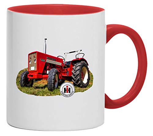 Schlepper Tasse | Traktor IHC 523 Harvester | weiß/rot Schlepper Tasse | Traktor IHC 523 Harvester | weiß/rot von Bimaxx
