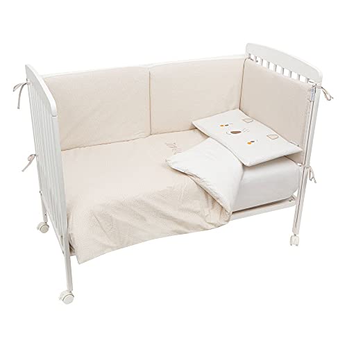 Bimbi Chic Bett-Zubehör-Sets F.Nord+F.Almoh 100X135 770 Lunas Ml0 10 B/Lino von Bimbi Chic