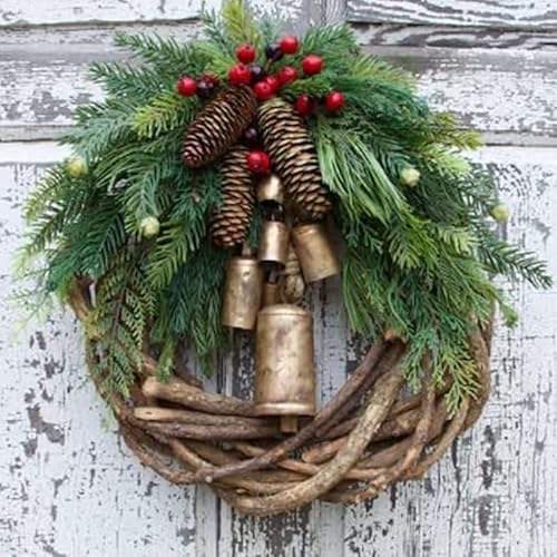 Bauernhaus Weihnachtskranz 40CM Künstliche Eukalyptus Kranz Winter Kranz Grün Blätter Türkranz Kranz mit Karierter Schleife Kunstpflanze Girlande Wandkranz für Veranda Bauernhaus Garten Easter Deko Bauernhaus Weihnachtskranz 40CM Künstliche Eukalyptus Kranz Winter Kranz Grün Blätter Türkranz Kranz mit Karierter Schleife Kunstpflanze Girlande Wandkranz für Veranda Bauernhaus Garten Easter Deko von Bimhayuu