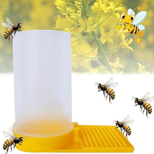 Bienentränke Bienen Wasser Feeder Bienen Futtergeräte Bienen Eingang Feeder Trinkstelle Bienenfütterung Bienenstock Fütterungsanlage Imker Zubehör Wasserspender Kunststoff (1 STK) von Bimhayuu