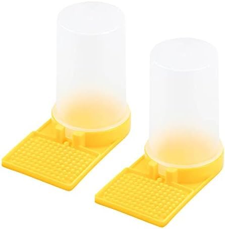 Bienentränke Bienen Wasser Feeder Bienen Futtergeräte Bienen Eingang Feeder Trinkstelle Bienenfütterung Bienenstock Fütterungsanlage Imker Zubehör Wasserspender Kunststoff (2 STK) von Bimhayuu
