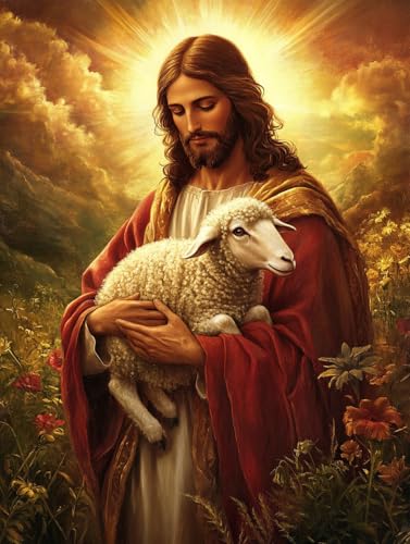 Bimkole DIY 5D Diamond Painting Kits Zubehör, Diamant Malerei Kit Jesus Voll Runde Bohrer Malen nach Zahlen Malerei Stickerei Kreuzstich Diamond Dekoration 30X40 cm z1126 Bimkole DIY 5D Diamond Painting Kits Zubehör, Diamant Malerei Kit Jesus Voll Runde Bohrer Malen nach Zahlen Malerei Stickerei Kreuzstich Diamond Dekoration 30X40 cm z1126 von Bimkole