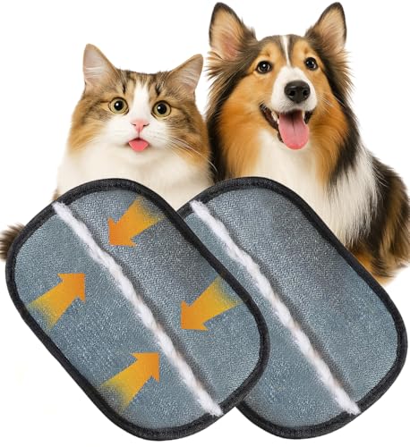 Bimkole Tierhaarentferner Handschuh - Wiederverwendbarer Pet Hair Remover & für Hunde und Katzen - Handschuh Tierhaarentfernung - Fell Magnet Handschuh zum Entfernen von Tierhaaren auf Kleidung, Sofa von Bimkole