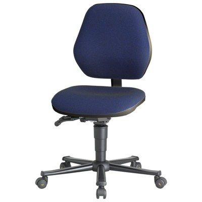 Drehstuhl Basic 2 mit Rollen, ESD, rot, Synchrontechnik von Bimos