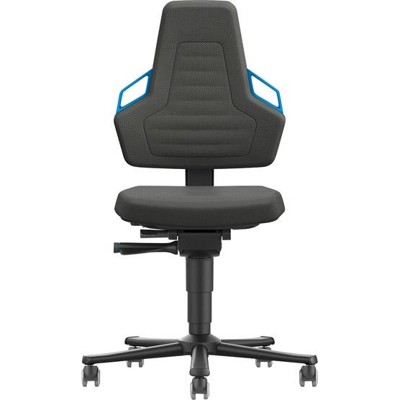 Stuhl Nexxit 2 Gleiter Kunstleder Griff blau von Bimos