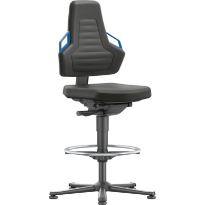 Stuhl Nexxit 3 Gleiter Polster Griff blau von Bimos