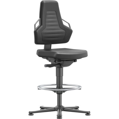 Stuhl Nexxit 3 Gleiter Schaum Griff anthrazit von Bimos
