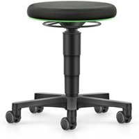 bimos Drehhocker Stoffsitz Sitzhöhe 450 - 650 mm mit Rollen von Bimos
