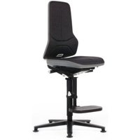 bimos Neon Hochstuhl Stoffpolster Flexband grau Sitz 590-870 mm Permanentkontakt von Bimos